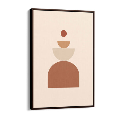 Minimal Pastel Abstract Retro Shapes Wall Art #6 - The Affordable Art Company