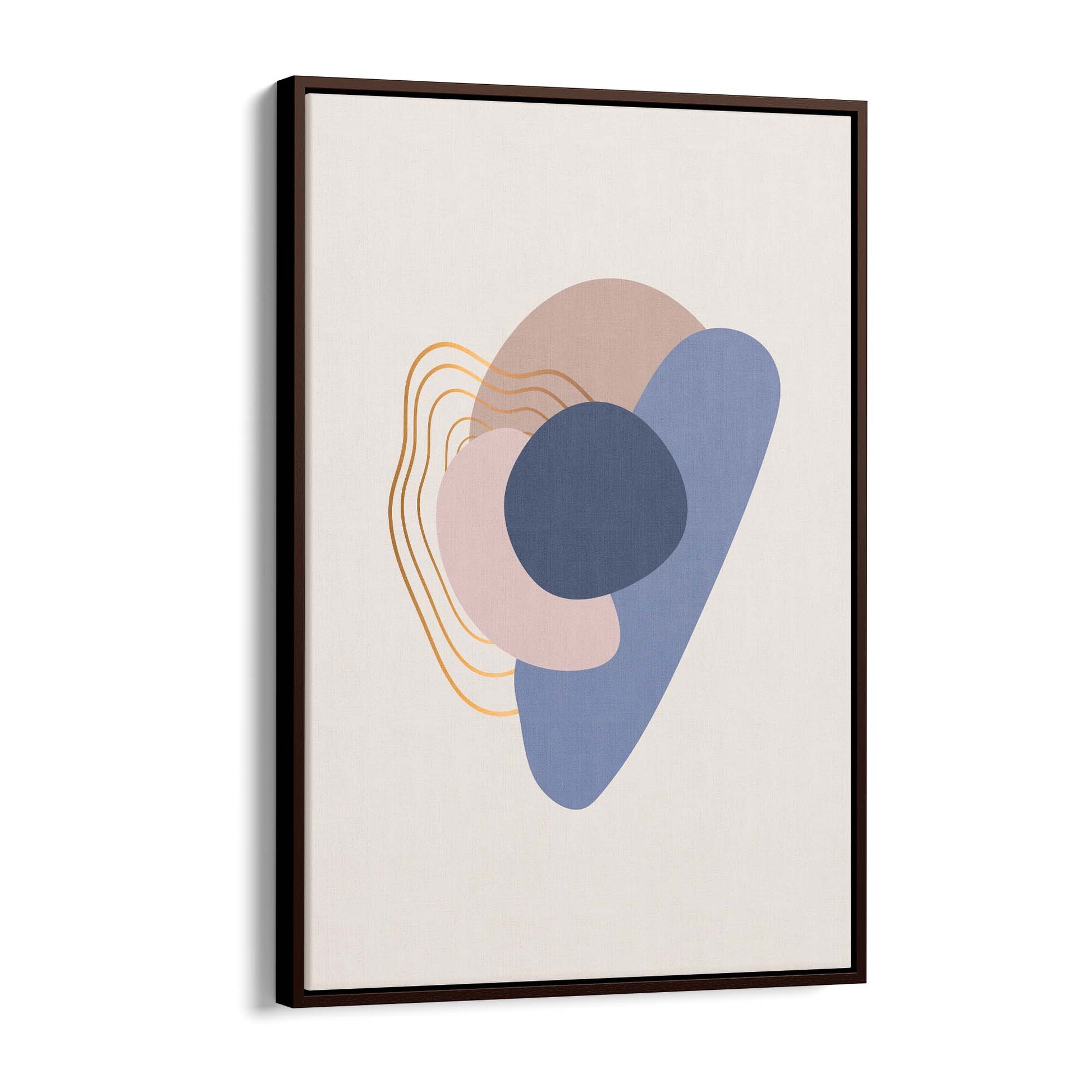 Pale Abstract Shapes Wall Art #8 - The Affordable Art Company