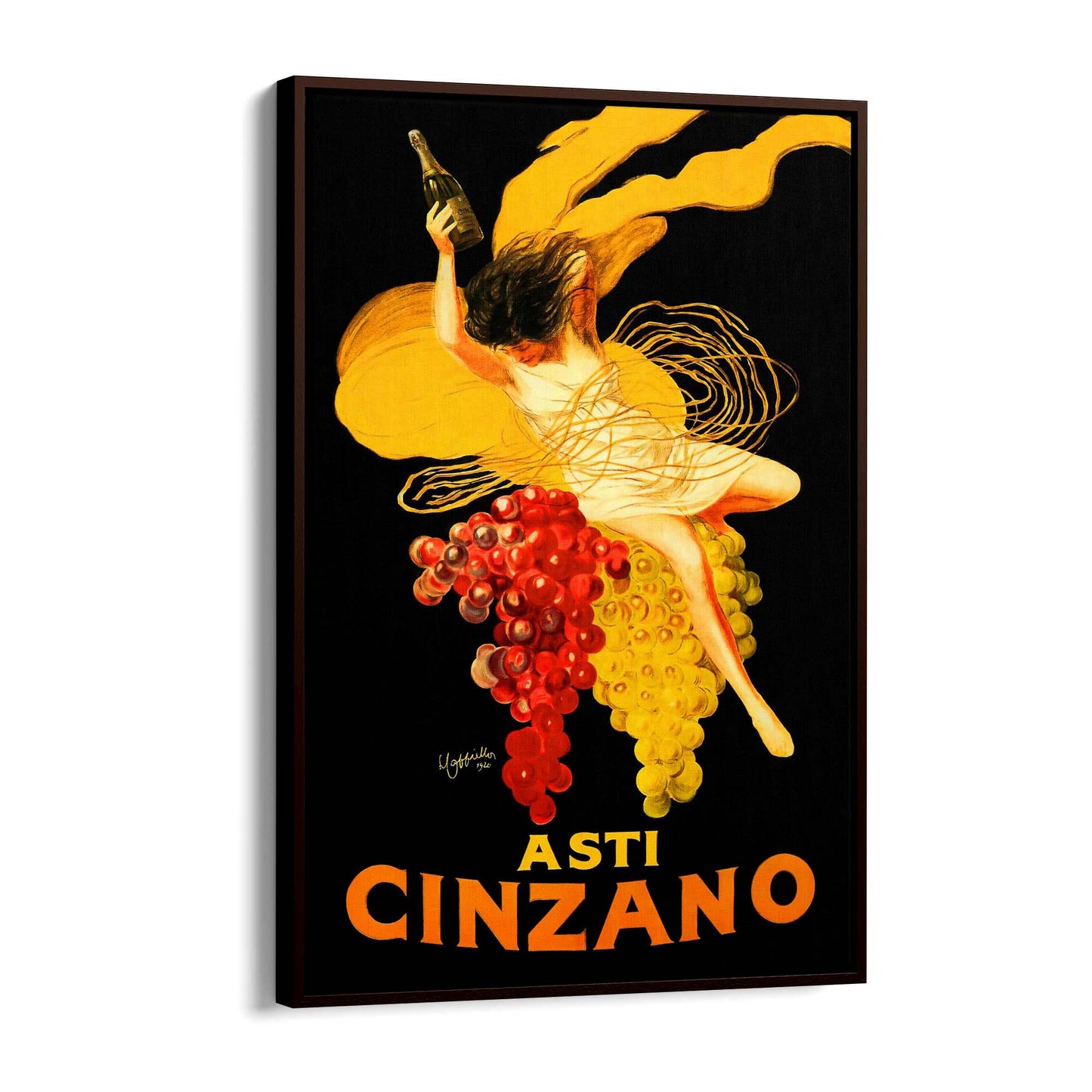 Asti Cinzano Vintage Advert Wall Art - The Affordable Art Company