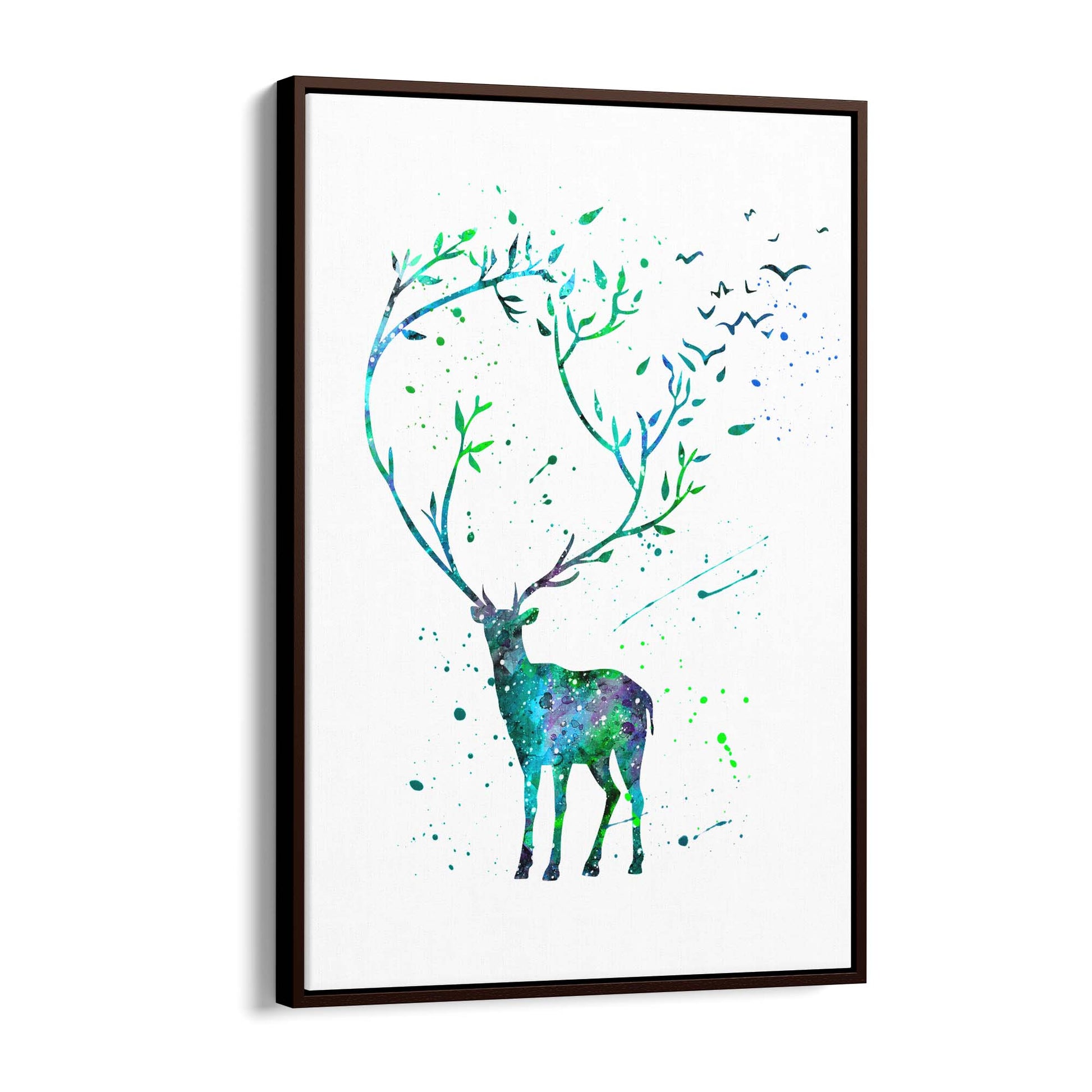 Cute Deer Woodland Animal Nursery Wall Art #2 - The Affordable Art Company