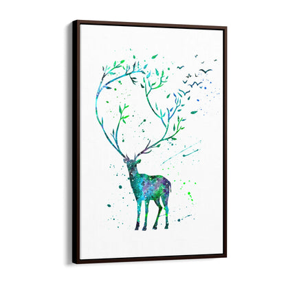 Cute Deer Woodland Animal Nursery Wall Art #2 - The Affordable Art Company