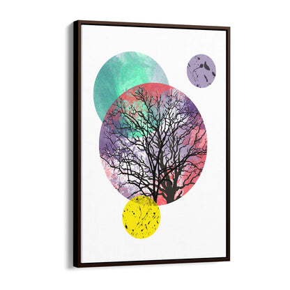 Scandi Circle Landscape Kitchen Minimal Wall Art #4 - The Affordable Art Company