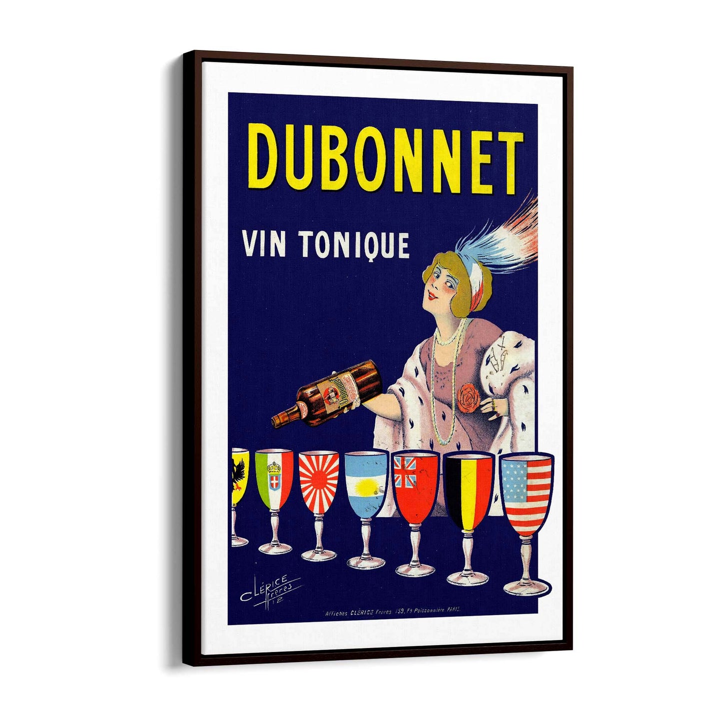 Dubonnet Aperitif Vintage Drinks Advert Wall Art - The Affordable Art Company