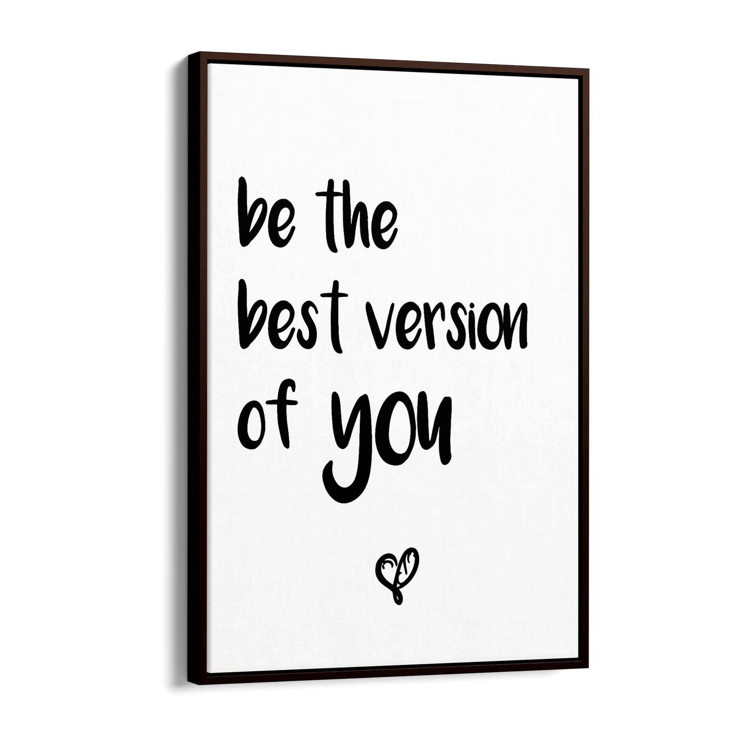 "Be The Best Version Of You" Quote Wall Art - The Affordable Art Company