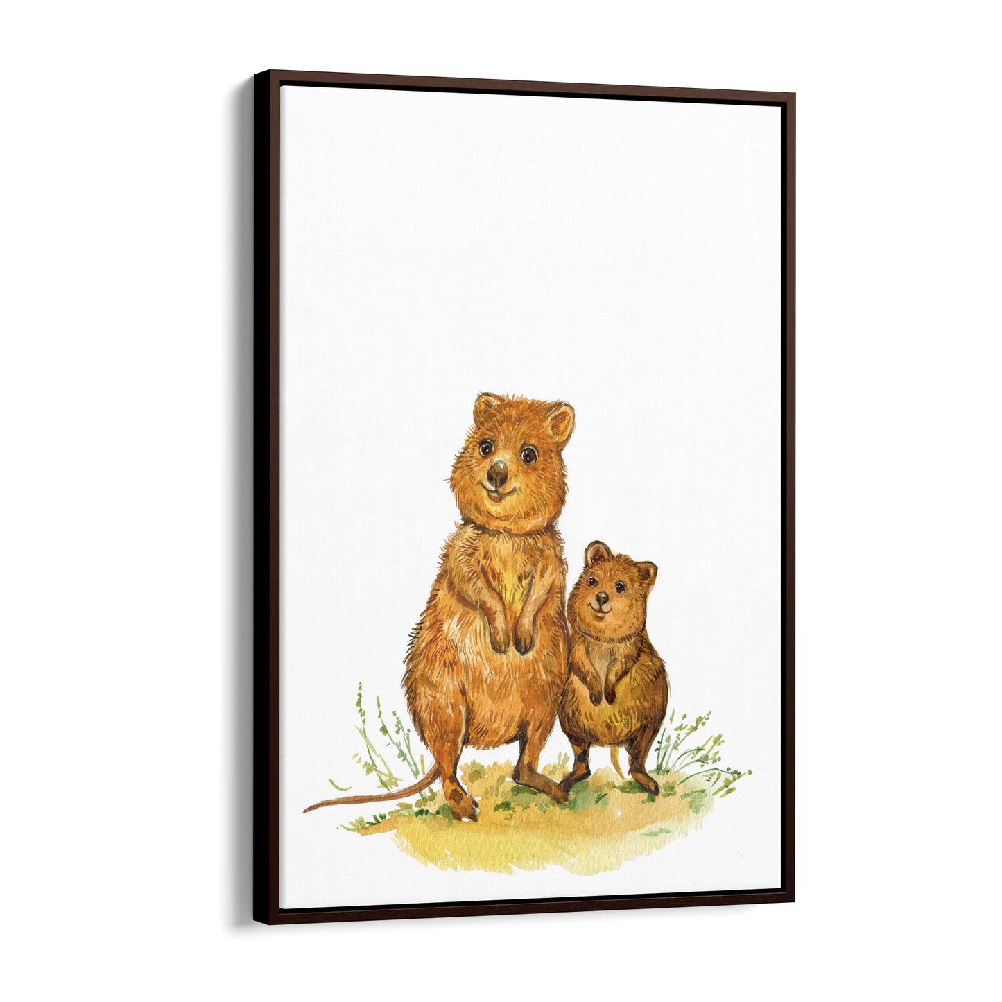 Australian Quokka Painting Animal Nursery Wall Art #2 - The Affordable Art Company