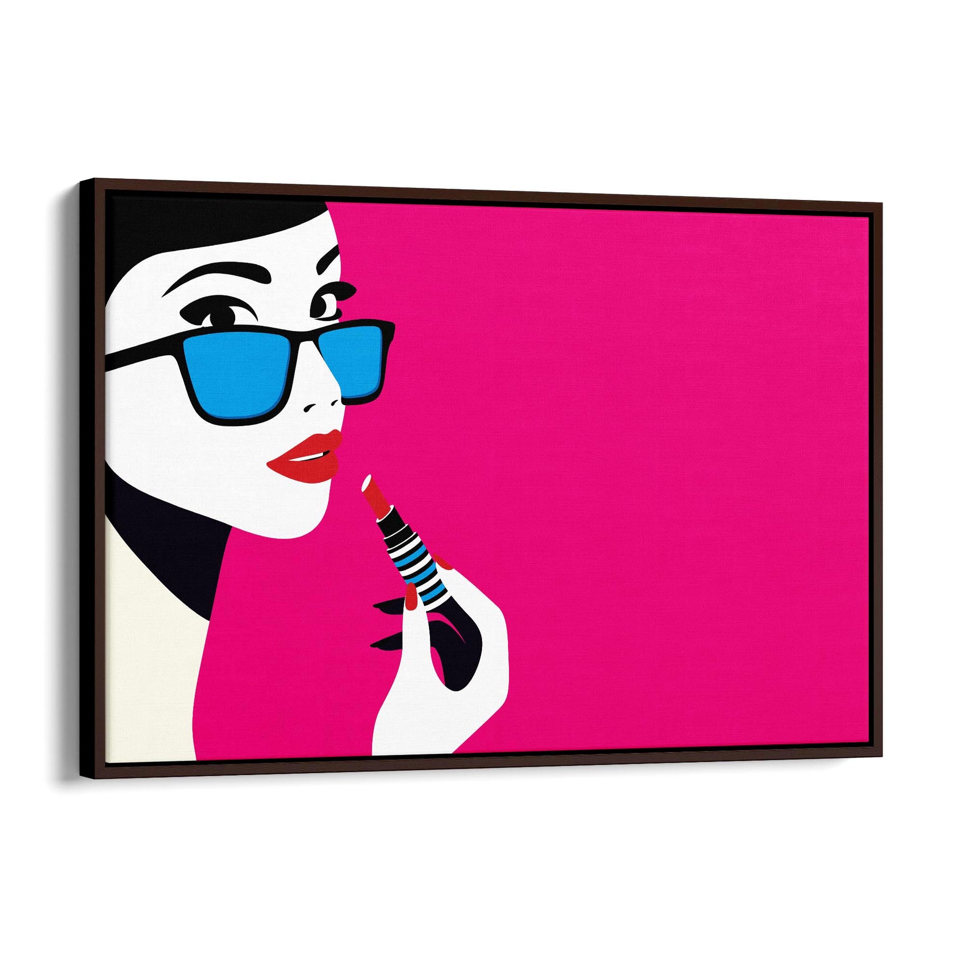 Retro Lipstick Fashion Girls Bedroom Wall Art #2 - The Affordable Art Company