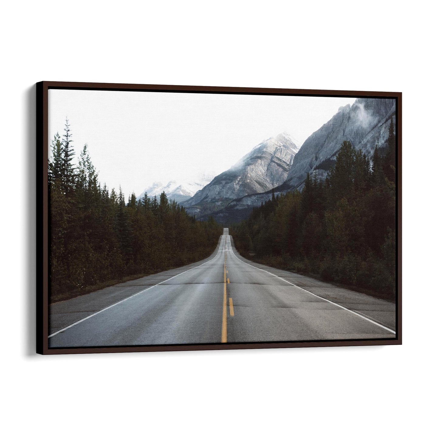 Mountainous Road Landscape Photograph Wall Art - The Affordable Art Company