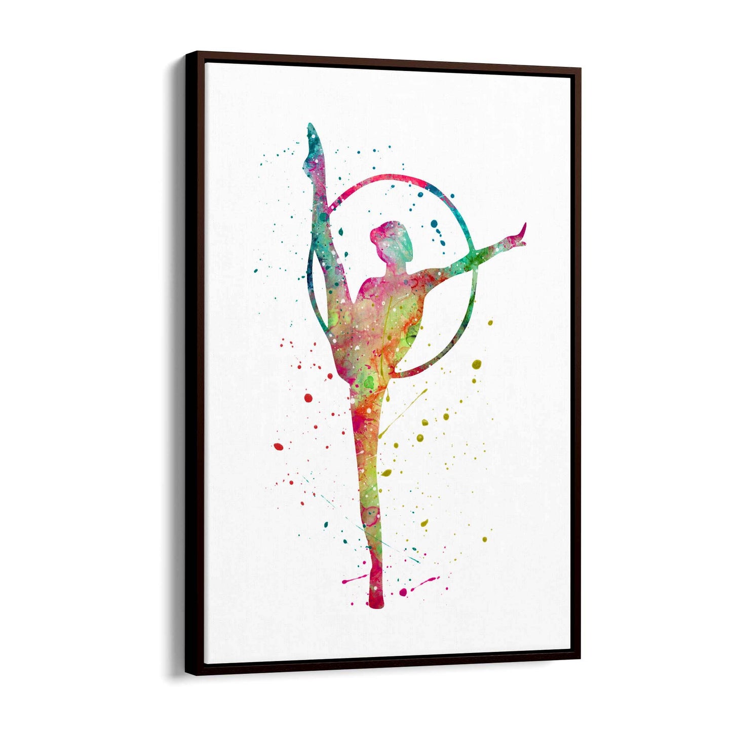 Gymnast Dance Girls Bedroom Gymnastics Wall Art #2 - The Affordable Art Company