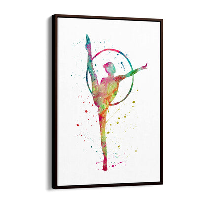 Gymnast Dance Girls Bedroom Gymnastics Wall Art #2 - The Affordable Art Company