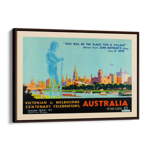 John Batman, Melbourne Vintage Advert Wall Art - The Affordable Art Company