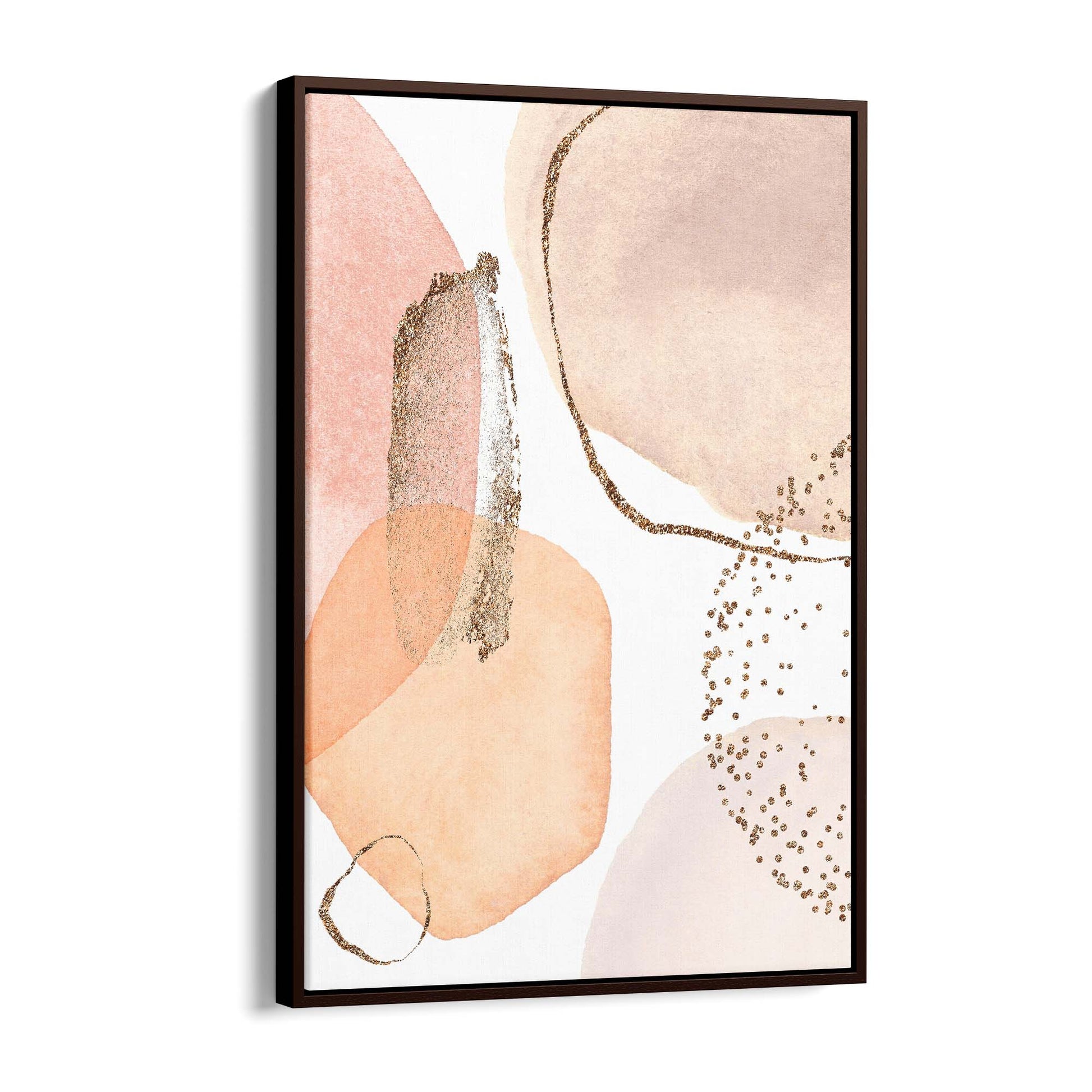 Abstract Modern Watercolour Shapes Painting Wall Art #9 - The Affordable Art Company