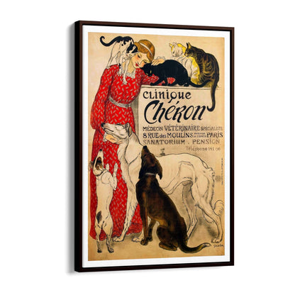 French Cheron Animal Vintage Advert Wall Art - The Affordable Art Company