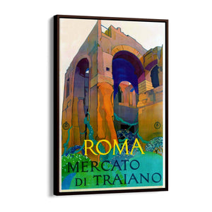 Rome, Italy Vintage Travel Advert Wall Art - The Affordable Art Company