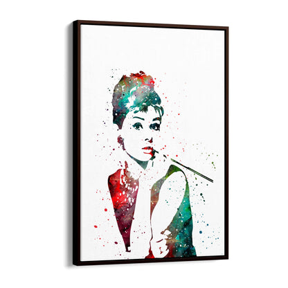 Audrey Hepburn Fashion Minimal Bedroom Wall Art #3 - The Affordable Art Company