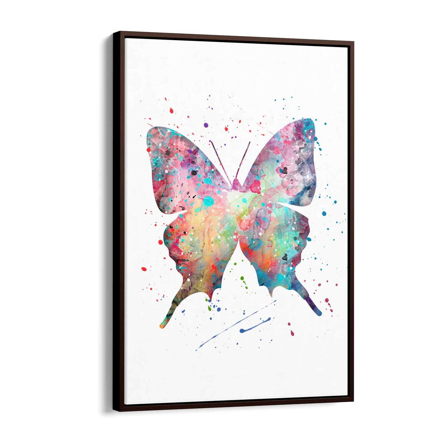 Butterfly Cute Nursery Baby Toddler Wall Art #1 - The Affordable Art Company