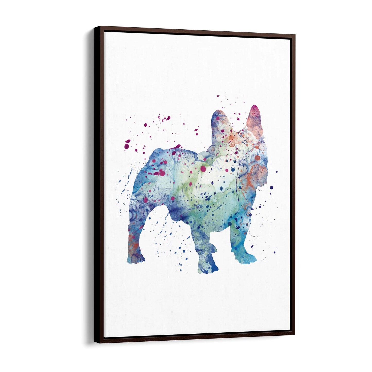 French Bulldog Painting Wall Art Print - The Affordable Art Company