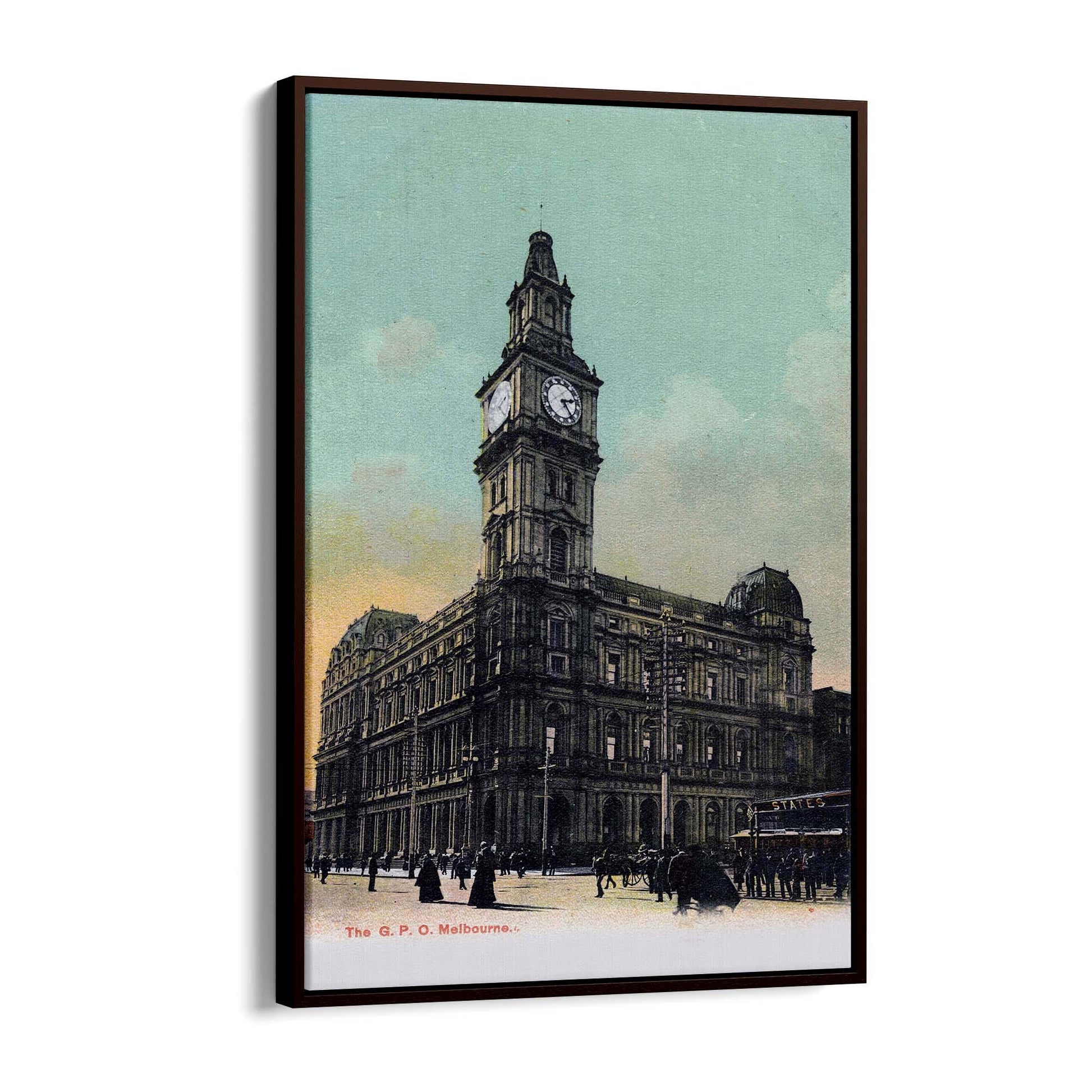 General Post Office, Melbourne Vintage Wall Art #1 - The Affordable Art Company