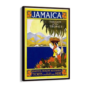 Jamaica Vintage Travel Advert Wall Art - The Affordable Art Company