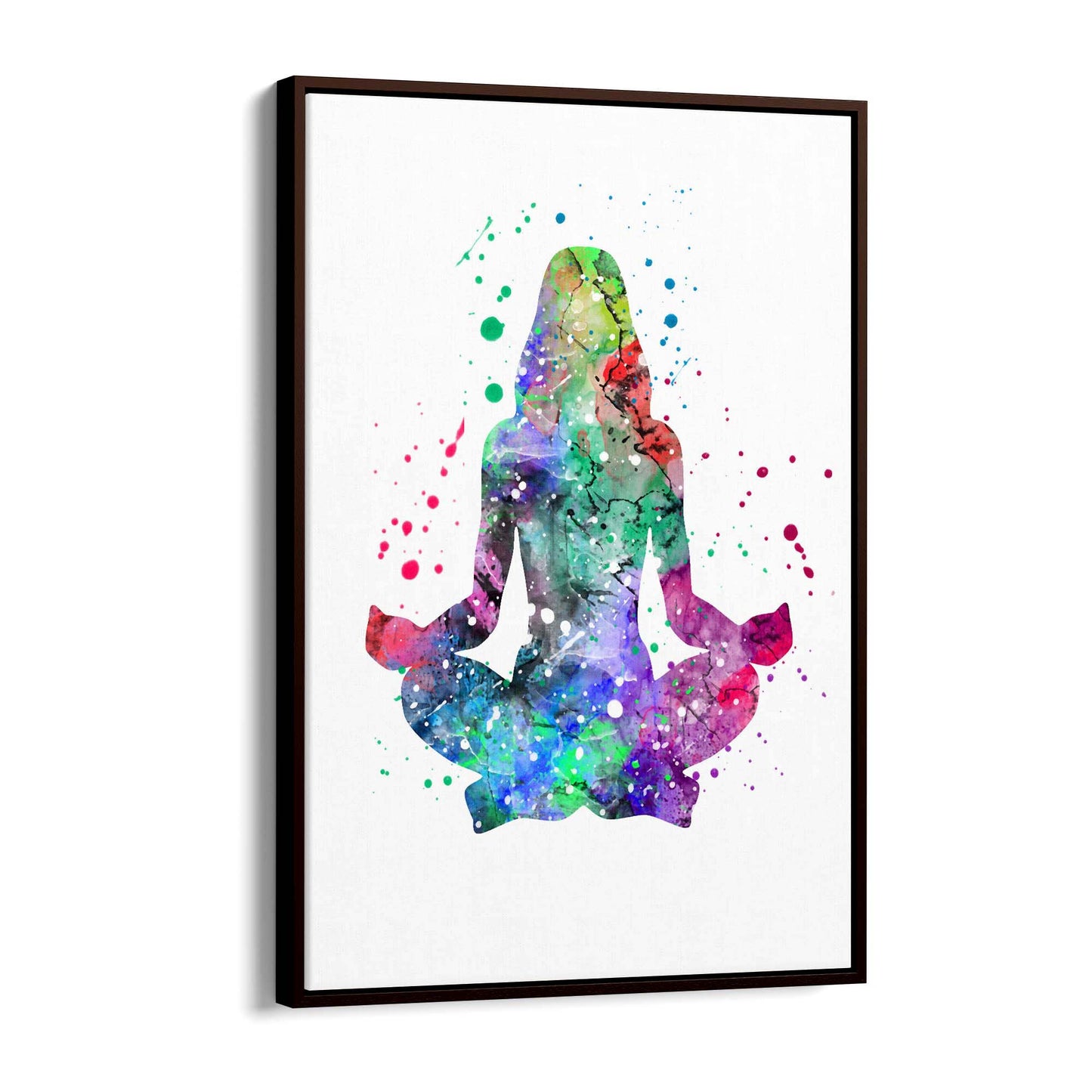 Watercolour Yoga Pose Studio Gift Wall Art - The Affordable Art Company