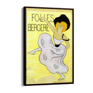 French Folies Vintage Advert Decor Wall Art - The Affordable Art Company