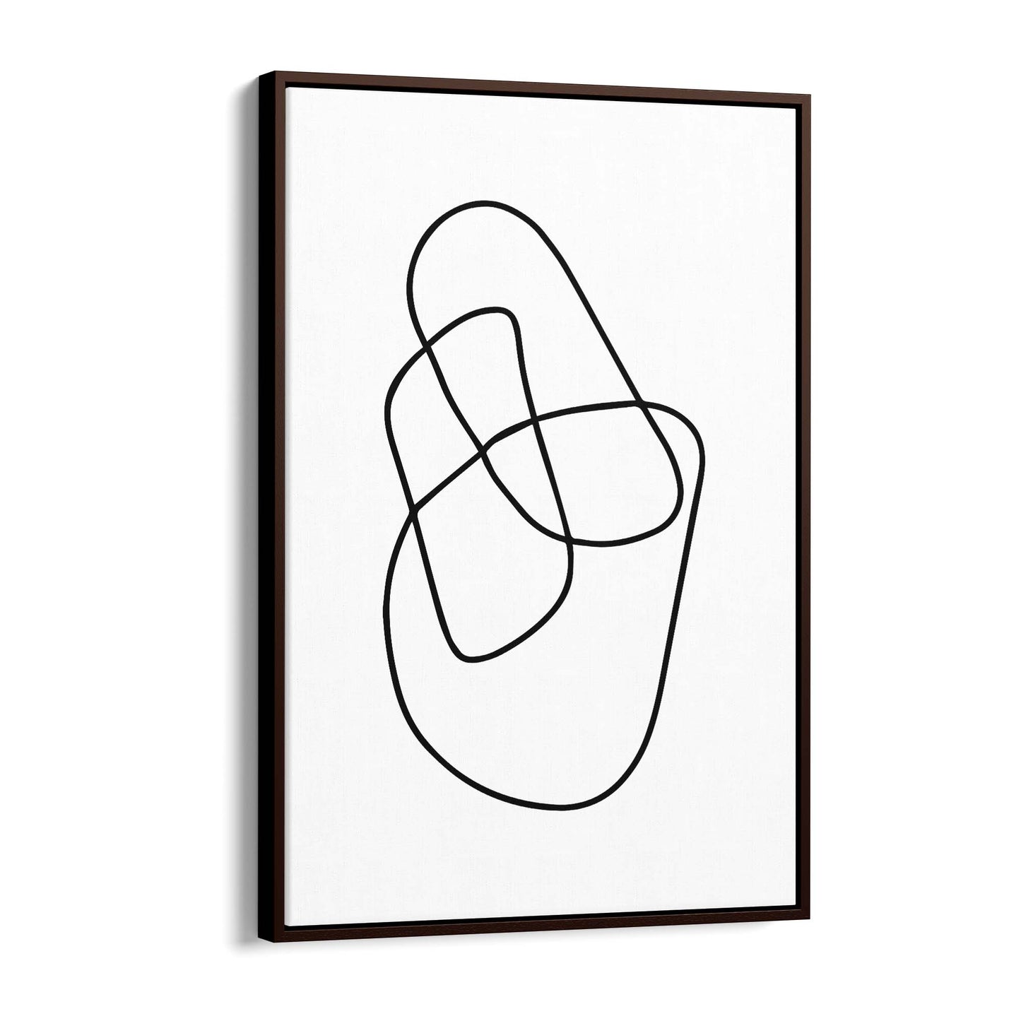 Minimal Abstract Modern Line Artwork Wall Art #2 - The Affordable Art Company