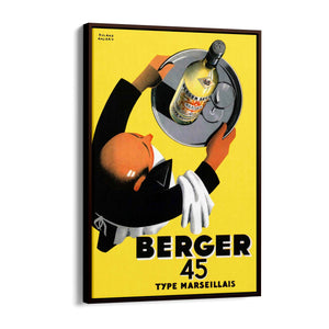 Berger 45 Vintage Advert Wall Art - The Affordable Art Company