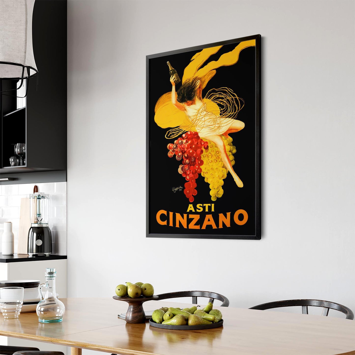 Asti Cinzano Vintage Advert Wall Art - The Affordable Art Company