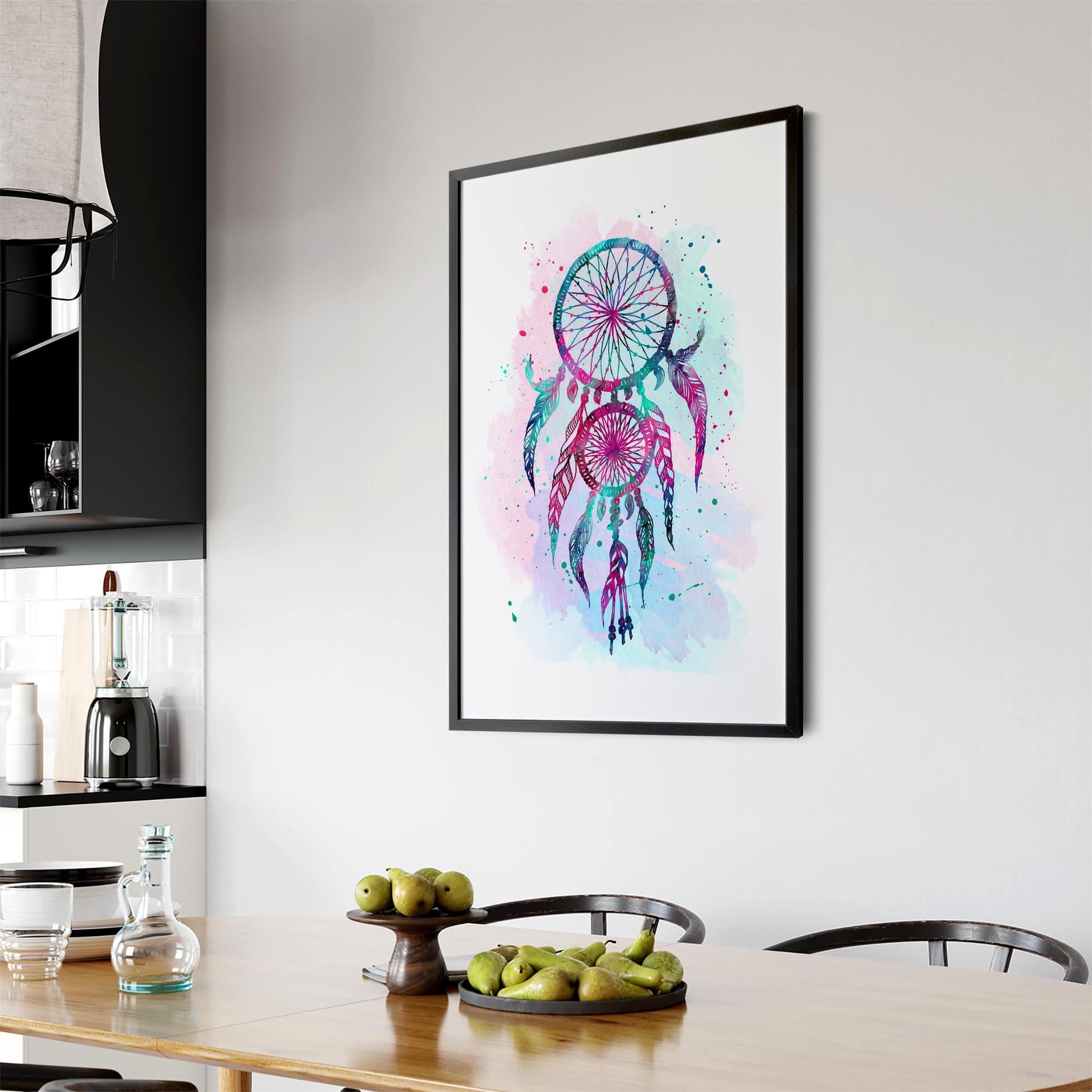 Dream Catcher Nursery Baby Bedroom Wall Art #1 - The Affordable Art Company