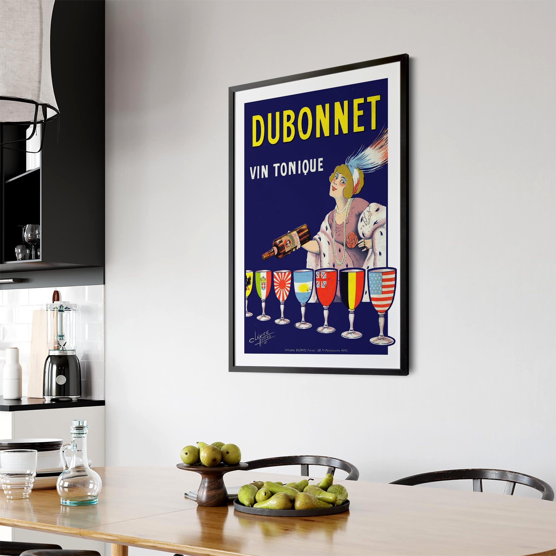 Dubonnet Aperitif Vintage Drinks Advert Wall Art - The Affordable Art Company