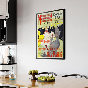 Moulin Rouge, Paris,French Vintage Advert Wall Art - The Affordable Art Company