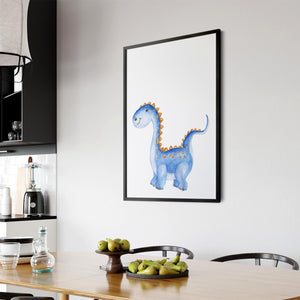 Cute Cartoon Dinosaur Boys Bedroom Wall Art #12 - The Affordable Art Company