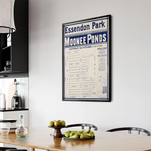 Essendon Moonee Ponds Vintage Real Estate Ad Wall Art #2 - The Affordable Art Company
