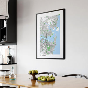 Minimal Sydney Modern New South Wales Wall Art - The Affordable Art Company